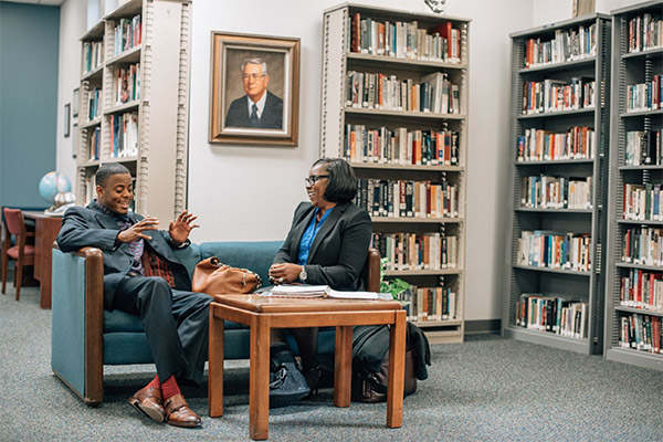 Library at Gupton-Jones College